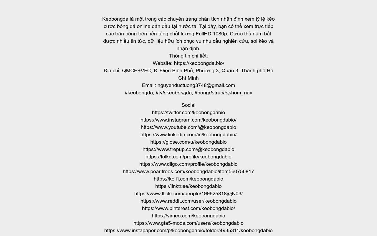 KÈO BÓNG ĐÁ Bóng đá trực tiếp hôm nay